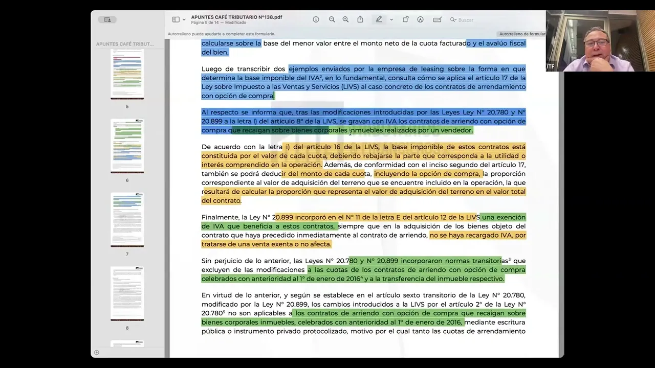 Profesor Christian Delcorto analiza oficio 555 del SII | Determinación de la Base Imp. Afecta a IVA