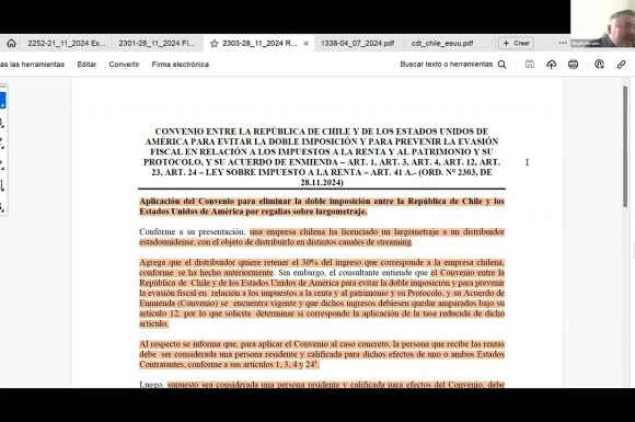 Profesor Misael Morales analiza oficio 2303 del SII | Aplicación del Convenio para eliminar la doble